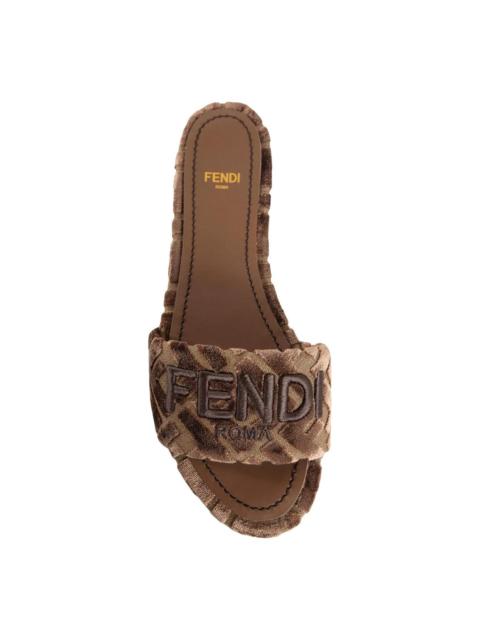 FENDI Leather sandal