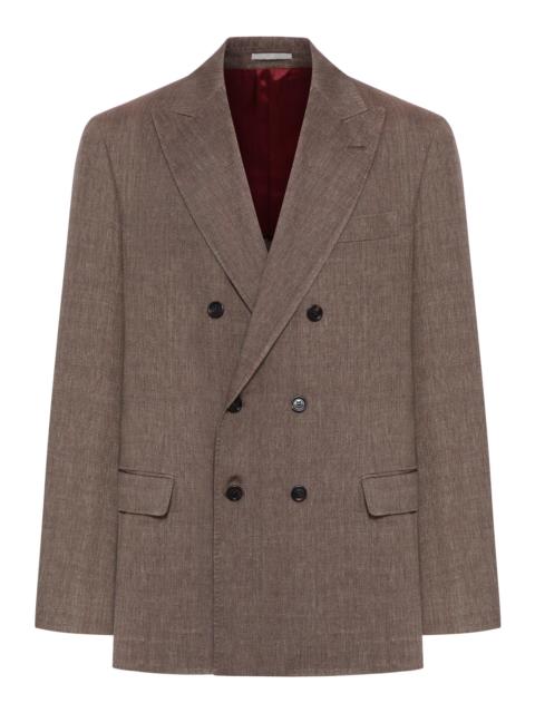 Brunello Cucinelli DOUBLE-BREASTED TAILORED JACKET