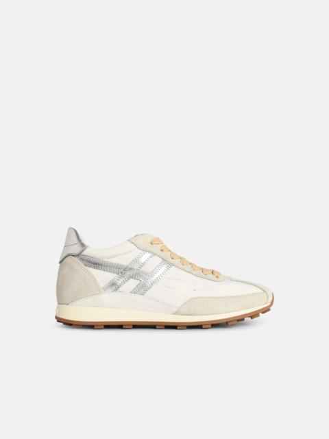 HOGAN 'H699' WHITE LEATHER BLEND SNEAKERS