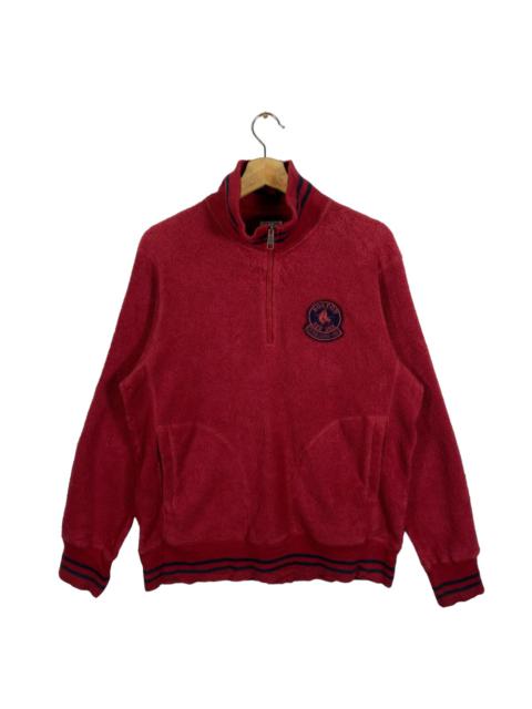 Other Designers Vintage - Vintage Boston Red Sox Half Zip Fleece Sweatshirt