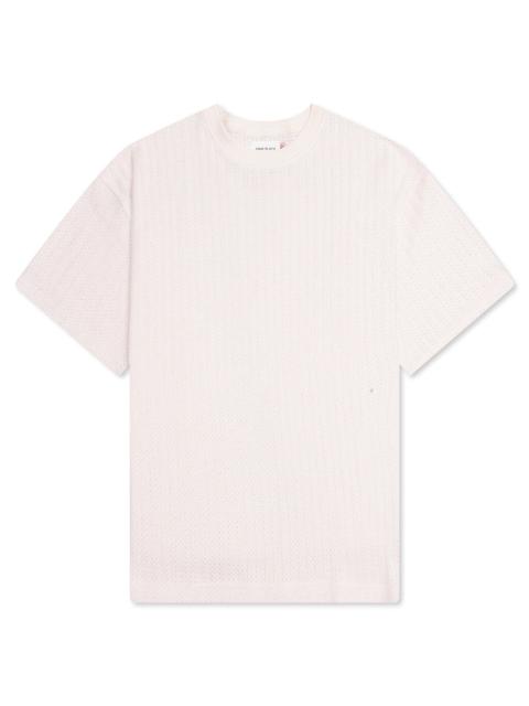 HONOR THE GIFT KNIT BOX TEE - BONE
