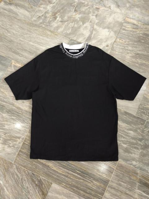 Acne Studios Acne Studios Logo Mock Neck T-Shirt