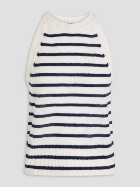 VERONICA BEARD Myrick striped cashmere top