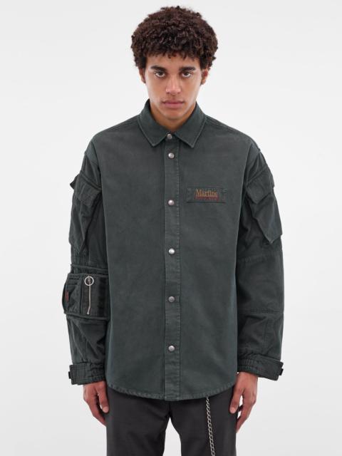 Martine Rose Green Cotton Utility Shirt