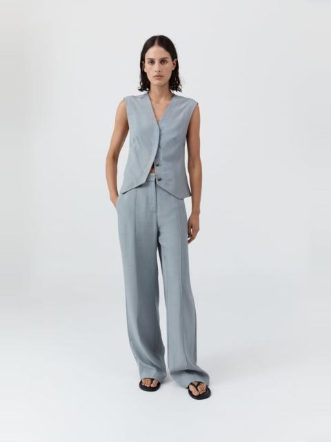 ST. AGNI Minimal Tailored Vest - Mist
