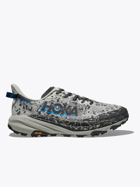 HOKA Men's Speedgoat 6 GTX Shoes in Stardust/Outer Orbit