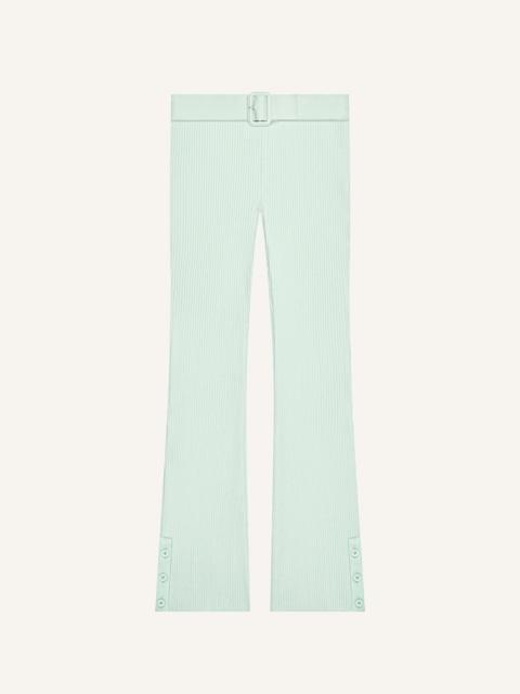 courrèges CAPRI RIB KNIT PANTS