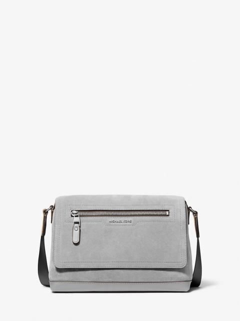 MICHAEL KORS Hudson Small Suede Messenger Bag