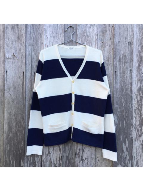 Other Designers Japanese Brand - Global Work Button Up Stripes Cardigan