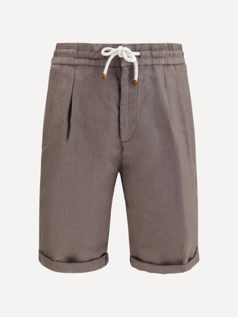 Brunello Cucinelli Linen Dyed Shorts