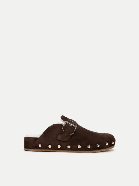 VERONICA BEARD FERN SHEARLING CLOG