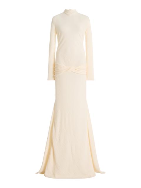 ANNA OCTOBER Alina Knit Maxi Dress ivory