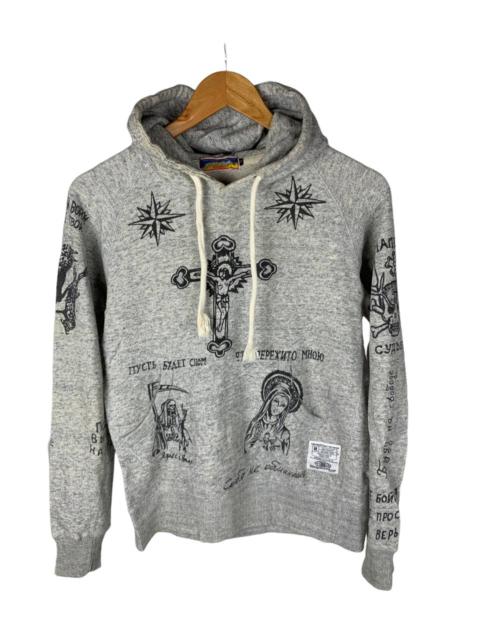 Other Designers Religion - Vintage Hollywood Rebels Jesus Fullprint Hoodie
