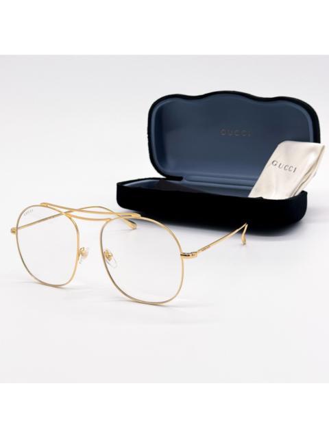 GUCCI NEW GUCCI GG1479S 001 EYEGLASSES WOMEN GOLD EYEWEAR GUCCI