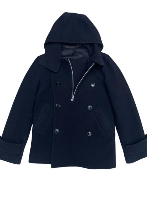 Other Designers CABANE de ZUCCa Wool Hood Peacoat