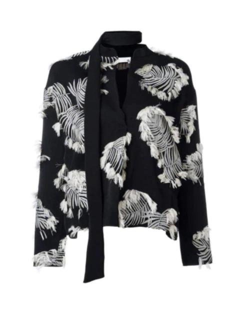 Chloé Palm Jacquard Blouse