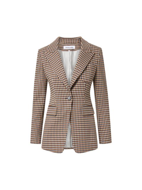 VERONICA BEARD LIVVY HOUNDSTOOTH DICKEY JACKET