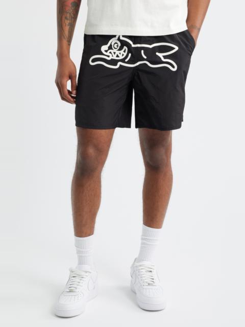 ICECREAM ICECREAM Runner Logo Shorts in Black at Nordstrom