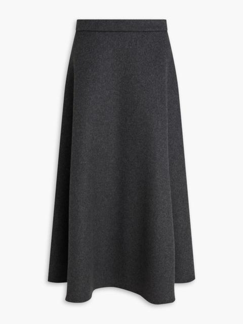 RÓHE Wool-blend felt midi skirt