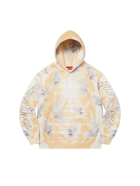 Supreme Supreme Doves Hooded Sweatshirt 'Tan'