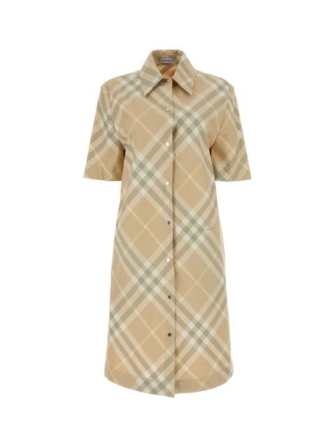 Burberry Burberry Women Embroidered Cotton Shirt Dress