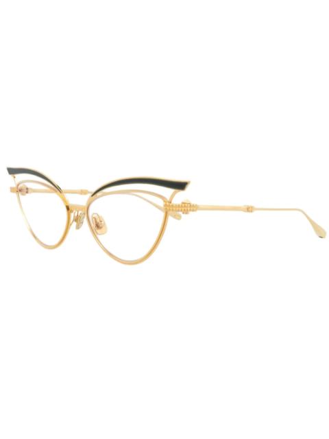 Valentino Valentino Glassliner Demo Cat Eye Ladies Eyeglasses VLX-118 E 55