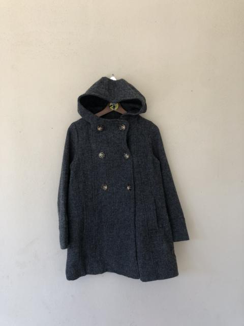 Other Designers Harris Tweed - Haris Tweed x Earth Music & Ecology Long Wool Parkas