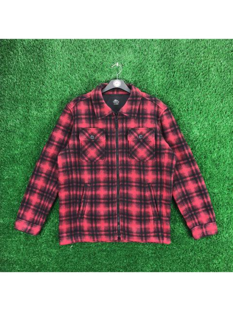 Other Designers Uniqlo - Uniqlo Zipper Jacket Fleece Checkered