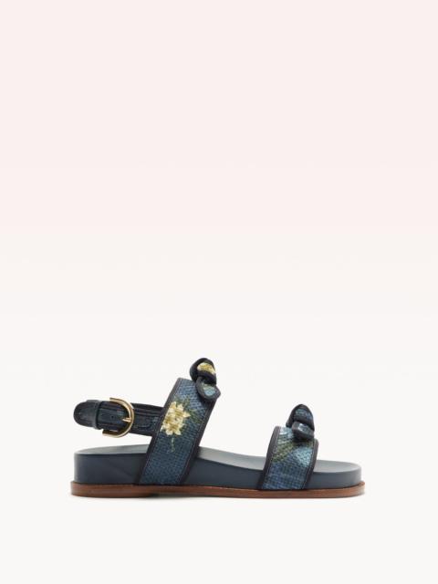 ALEXANDRE BIRMAN GROSGRAIN RAFFIA SPORT SANDAL LAGUNA