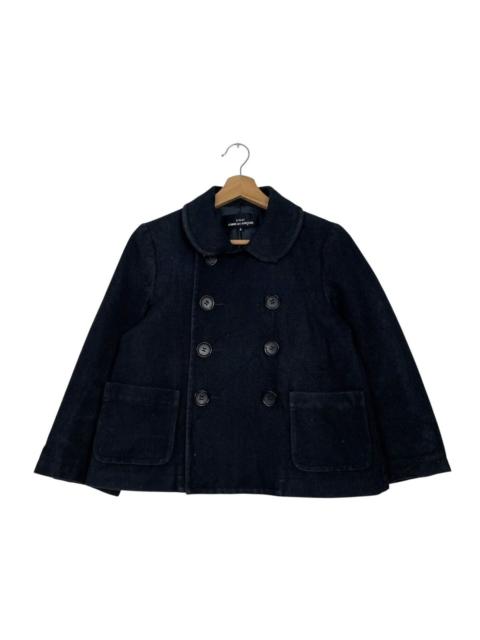 Other Designers Tricot Comme Des Garcons Double Breasted Cape Jacket