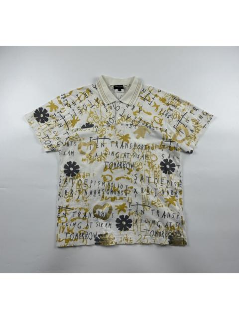 Comme des Garçons Homme Plus Comme des Garcons Homme Plus S/S’07 Gold Polo Shirt