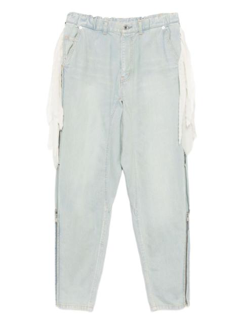 UNDERCOVER side zip fastening jeans