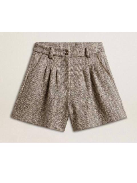 Golden Goose Golden Goose Bomber Pleated Shorts