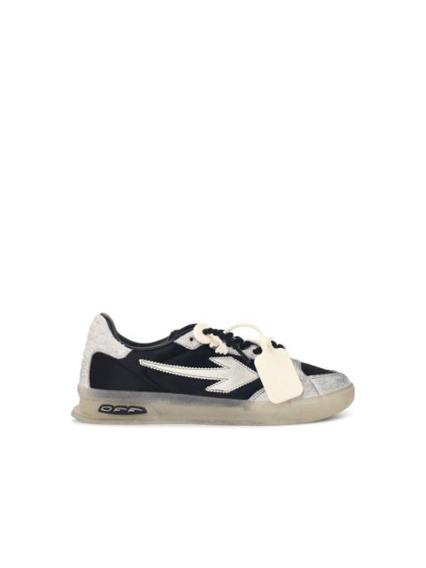 Off-White Off-White 'Worn Out' Black Suede Blend Sneakers Men