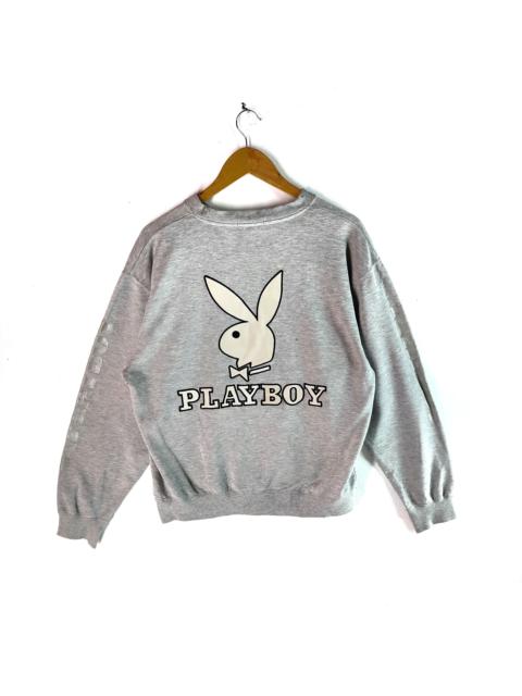 Other Designers PLAYBOY Big Embroidery Logo Spell Out Sidetape Sweatshirt