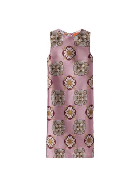 La DoubleJ floral-print sleeveless midi dress