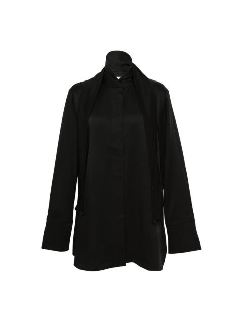 Jil Sander Shirt With Balls Enverse Satin