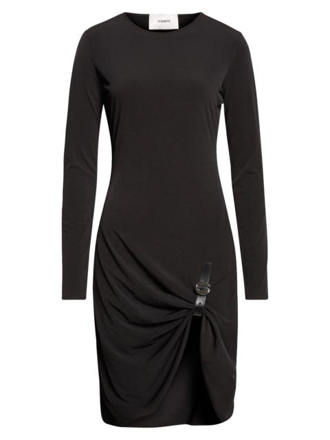 COPERNI Coperni Suspended Long Sleeve Jersey Dress in Black at Nordstrom