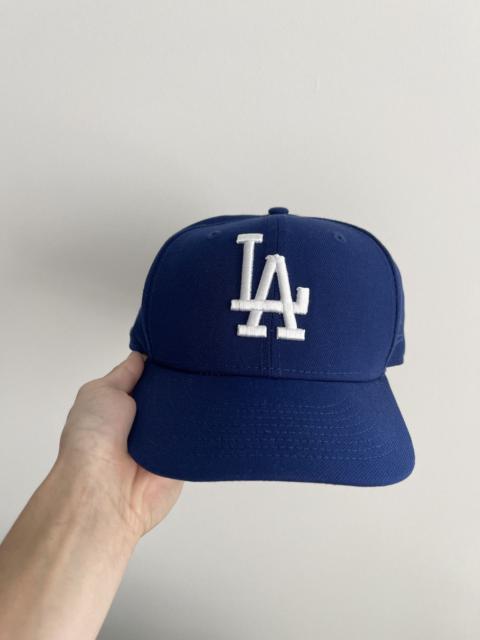 New Era - Los Angeles Dodgers Double Patches Red Brim Fitted Hat