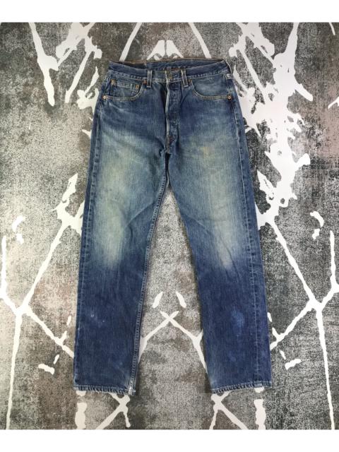 Other Designers Vintage - Vintage Levis 501 Jeans Faded Blue Denim KJ2502