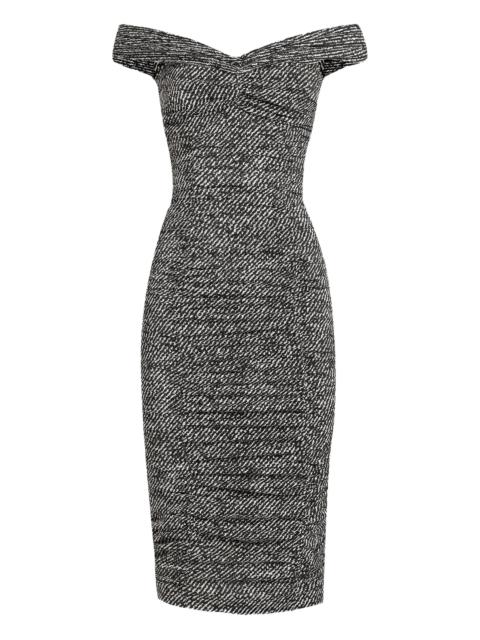 Dolce & Gabbana off-shoulder midi dress