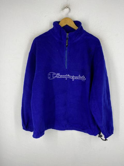 Other Designers Vintage 90s Embroidered Champions Spell Out 1/2 Zipper