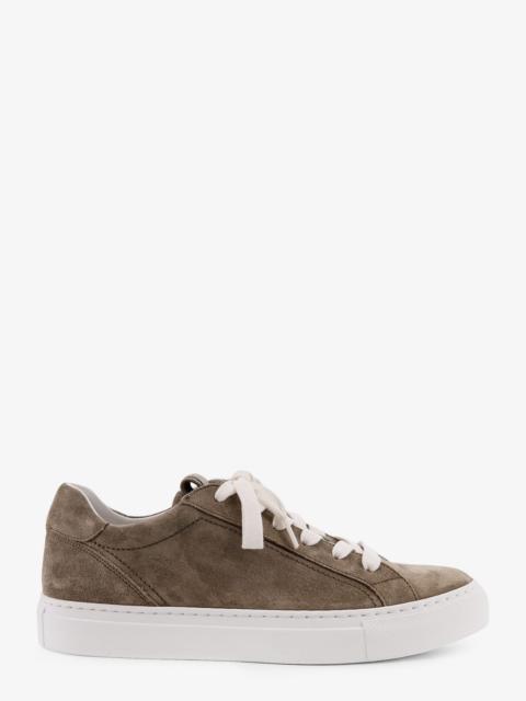 Brunello Cucinelli Brunello Cucinelli Suede Sneakers With Monile Details