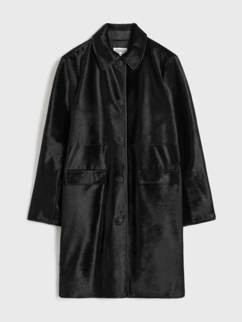 TOTEME Pony hair coat black