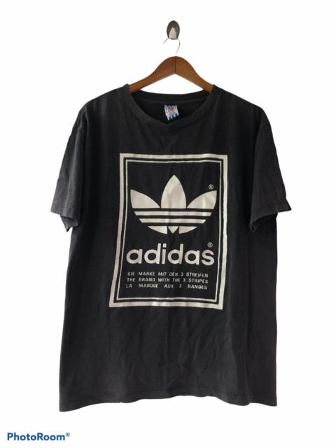 adidas Vintage Adidas Block Medium black shirt