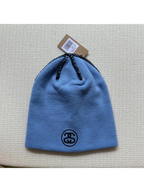 Stüssy Stussy Skullcap Exposed Stitch Beanie Hat / Blue