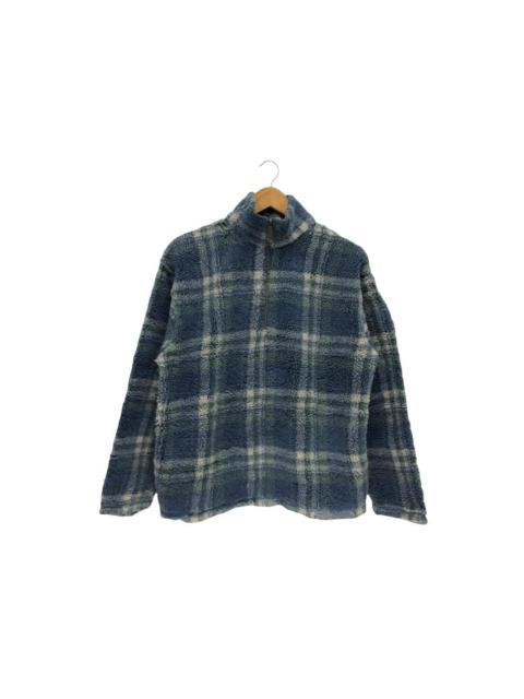 Other Designers Vintage L.L Bean Tartan Fleece Sweatshirt