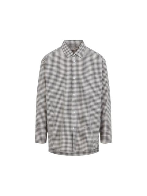 Marni Marni Micro Check Pattern Shirt Men