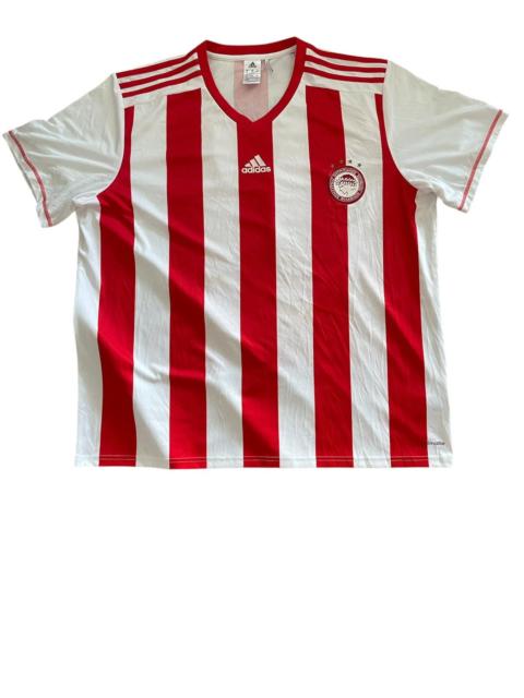 adidas Olympiakos Adidad soccer jersey XXL striped