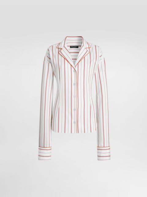 Dolce & Gabbana Striped poplin shirt